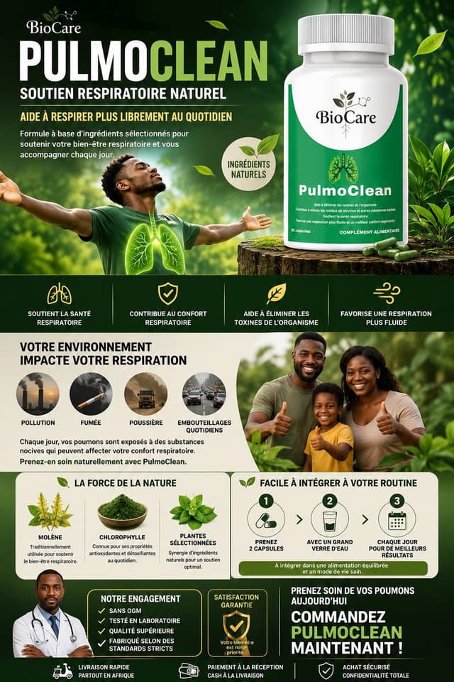 PulmoClean 100% ingrédients ayurvédiques